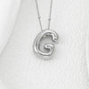 Wholesale Jewelry Fashion Copper Plated Alphabet Pendant Hip Hop Necklace