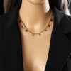 Wholesale Jewelry Fashion Design Butterfly Pendant Stainless Steel Gold Plated Chain Necklace