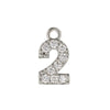 Wholesale Jewelry Fashion Digital Brass Goldplated Inlaid Zircon Pendant Necklace Accessories
