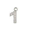 Wholesale Jewelry Fashion Digital Brass Goldplated Inlaid Zircon Pendant Necklace Accessories