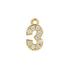 Wholesale Jewelry Fashion Digital Brass Goldplated Inlaid Zircon Pendant Necklace Accessories