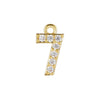 Wholesale Jewelry Fashion Digital Brass Goldplated Inlaid Zircon Pendant Necklace Accessories
