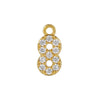 Wholesale Jewelry Fashion Digital Brass Goldplated Inlaid Zircon Pendant Necklace Accessories