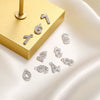 Wholesale Jewelry Fashion Digital Brass Goldplated Inlaid Zircon Pendant Necklace Accessories