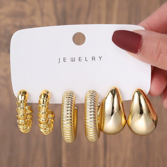 Wholesale Jewelry Fashion Exaggerated Acrylic Geometric Electroplated Women's Drop Earrings