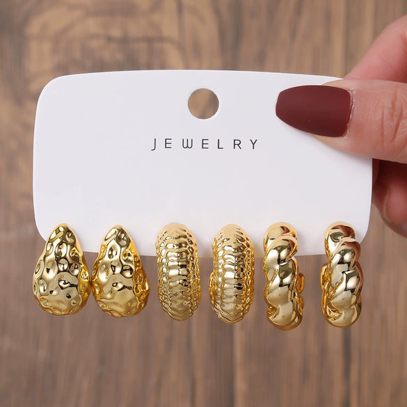 Wholesale Jewelry Fashion Exaggerated Acrylic Geometric Electroplated Women's Drop Earrings