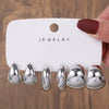 Wholesale Jewelry Fashion Exaggerated Acrylic Geometric Electroplated Women's Drop Earrings