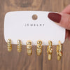Wholesale Jewelry Fashion Exaggerated Acrylic Geometric Electroplated Women's Drop Earrings