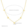 Wholesale Jewelry Fashion Exquisite Stainless Steel Love Pattern Earrings Necklace Bracelet Set With Electroplating Treatment