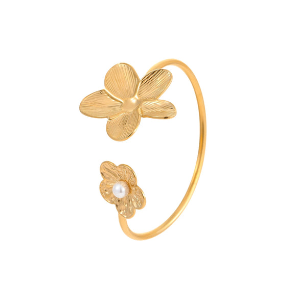 Wholesale Jewelry Fashion Geometric Stainless Steel 18K Gold Plated Bracelet