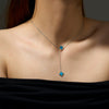 Wholesale Jewelry Fashion Geometric 925 Sterling Silver Cross Pendant Necklace For Women With Platinum And 18K Gold Electroplating