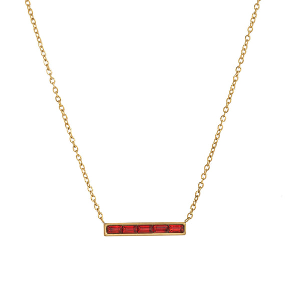 Wholesale Jewelry Fashion Geometric Titanium Steel Pendant Necklace With Electroplating And Constellation Design