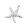 Wholesale Jewelry Fashion Ol Copper Animal Zodiac Electroplated Starfish Conch Shell Dolphin Butterfly Pendant