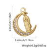 Wholesale Jewelry Fashion Ol Geometric Copper Inlaid Zircon Necklace Pendant