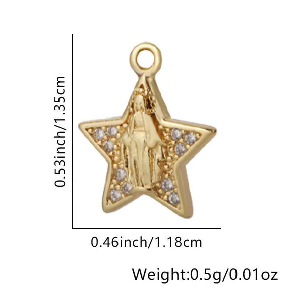 Wholesale Jewelry Fashion Ol Geometric Copper Inlaid Zircon Necklace Pendant