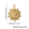 Wholesale Jewelry Fashion Ol Geometric Copper Inlaid Zircon Necklace Pendant