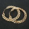 Wholesale Jewelry Fashion Retro Geometric Round Alloy Earrings With Electroplating For Women