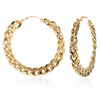Wholesale Jewelry Fashion Retro Geometric Round Alloy Earrings With Electroplating For Women