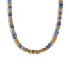 Wholesale Jewelry Fashion Retro Geometric Stainless Steel And Titanium Steel 18K Gold Plated Frisbee Natural Stone Beads Necklace And Bracelet For Women