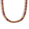 Wholesale Jewelry Fashion Retro Geometric Stainless Steel And Titanium Steel 18K Gold Plated Frisbee Natural Stone Beads Necklace And Bracelet For Women