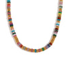 Wholesale Jewelry Fashion Retro Geometric Stainless Steel And Titanium Steel 18K Gold Plated Frisbee Natural Stone Beads Necklace And Bracelet For Women
