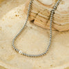 Wholesale Jewelry Fashion Simple Design Stainless Steel 18K Gold Plated Beaded Pearl Clavicle Chain For Women