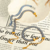 Wholesale Jewelry Fashion Simple Light Luxury Design Bracelet 316L Stainless Steel 18K Gold Plated Inlaid Natural Stone