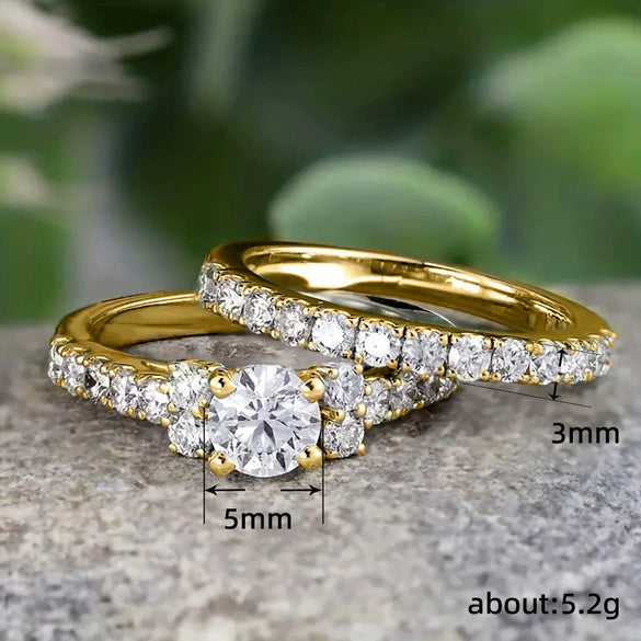 Wholesale Jewelry Fashion Simple Light Luxury Geometric Copper Zircon Ring For Couple