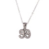 Wholesale Jewelry Fashion Simple Stainless Steel And Titanium Steel 18K Gold Plated Microinlaid Geometric Vintage Necklace For Women