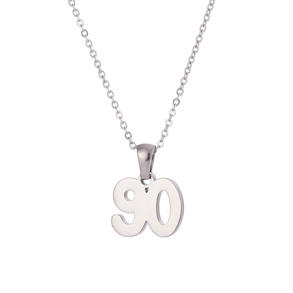 Wholesale Jewelry Fashion Simple Stainless Steel And Titanium Steel 18K Gold Plated Microinlaid Geometric Vintage Necklace For Women