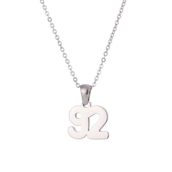 Wholesale Jewelry Fashion Simple Stainless Steel And Titanium Steel 18K Gold Plated Microinlaid Geometric Vintage Necklace For Women