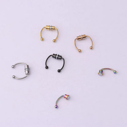 Nose Rings & Studs Fashion Geometric 316 Stainless Steel  Plating