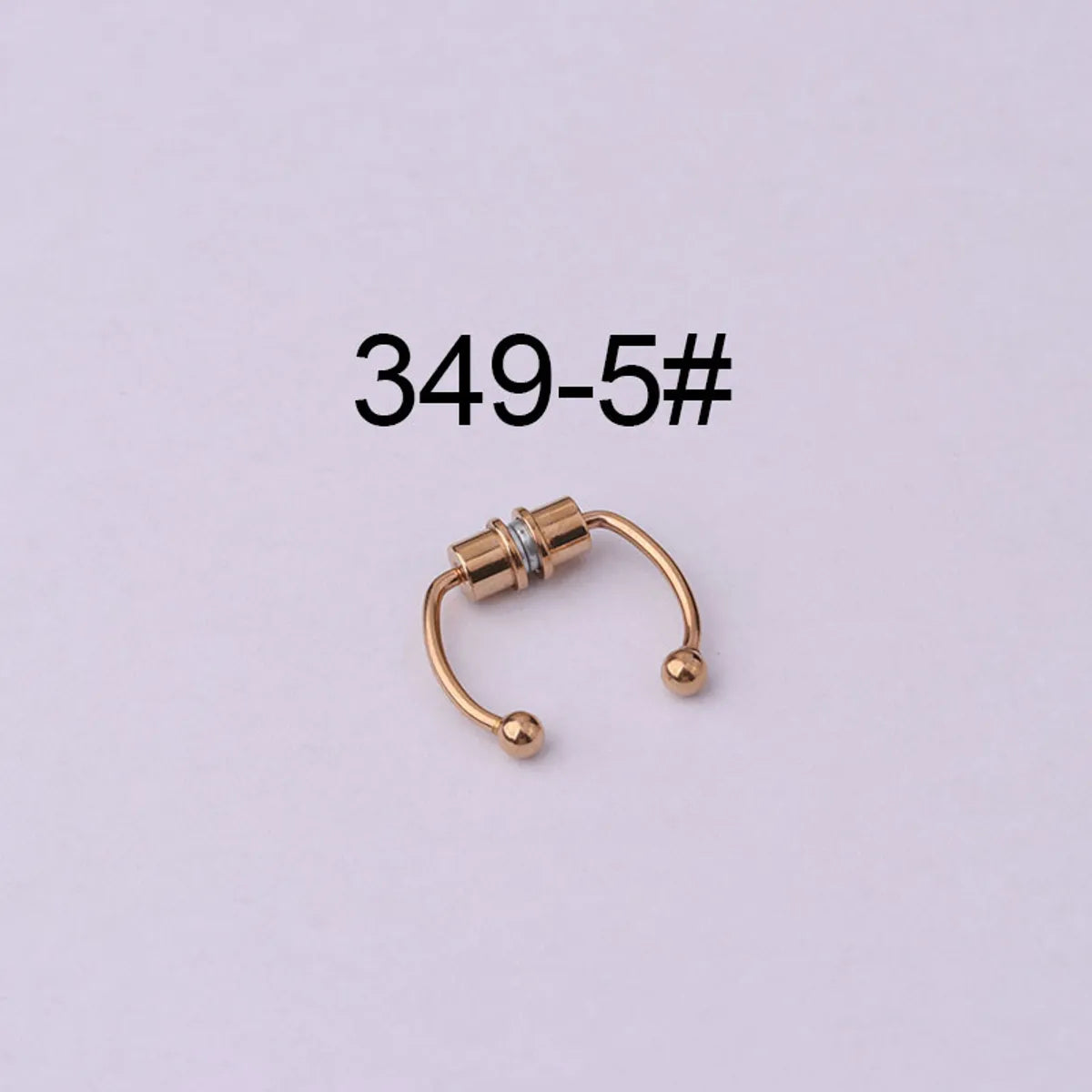 Nose Rings & Studs Fashion Geometric 316 Stainless Steel  Plating