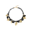 Wholesale Jewelry Fashion Style Heart Geometric Plastic Resin Alloy Electroplated Handmade Multilayer Women's Necklace