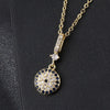 Wholesale Jewelry Fashionable Cute Devil's Eye Geometric Copper Ochain Pendant Necklace For Women Electroplated
