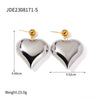 Wholesale Jewelry Five Pointed Star Titanium Steel And Stainless Steel Ring Necklace Earrings With Electroplating