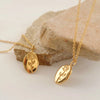 Rose Titanium Steel 18k Gold Plated Necklace