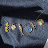 Wholesale Jewelry Flower Pendant Copper Electroplated 18K Gold Color