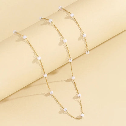 Wholesale Jewelry French Style Classic Style Geometric 304 Stainless Steel Bracelets Necklace