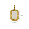 Wholesale Jewelry Freshwater Shell Inlay Stainless Steel Light Luxury Pendant