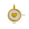 Wholesale Jewelry Freshwater Shell Inlay Stainless Steel Light Luxury Pendant