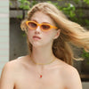 Wholesale Jewelry Fruit Food Style Copper Electroplating Ochain Pendant Necklace For Women