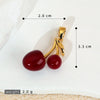 Wholesale Jewelry Fruit Pattern Copper Pendant Necklace And Earrings With Electroplating