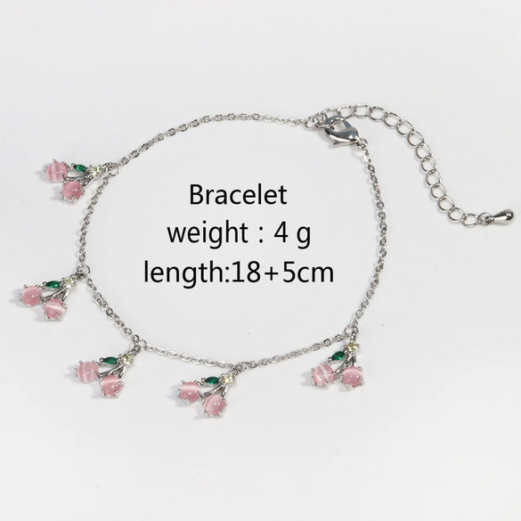 Wholesale Jewelry Fruit Zircon Bracelet For Women