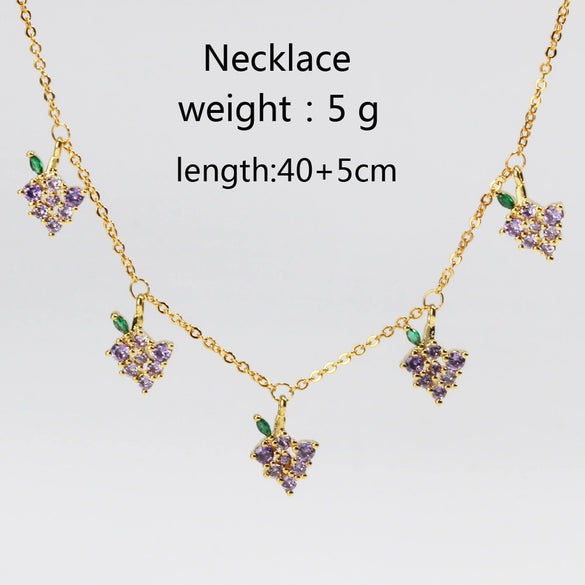 Wholesale Jewelry Fruit Zircon Bracelet For Women