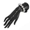 Wholesale Jewelry Geometric Alloy Beaded Stacked Mittens Spiral Pendant Rope Necklace With Electroplating For Women