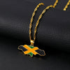 Wholesale Jewelry Geometric Alloy Drop Necklace Electroplated Unisex