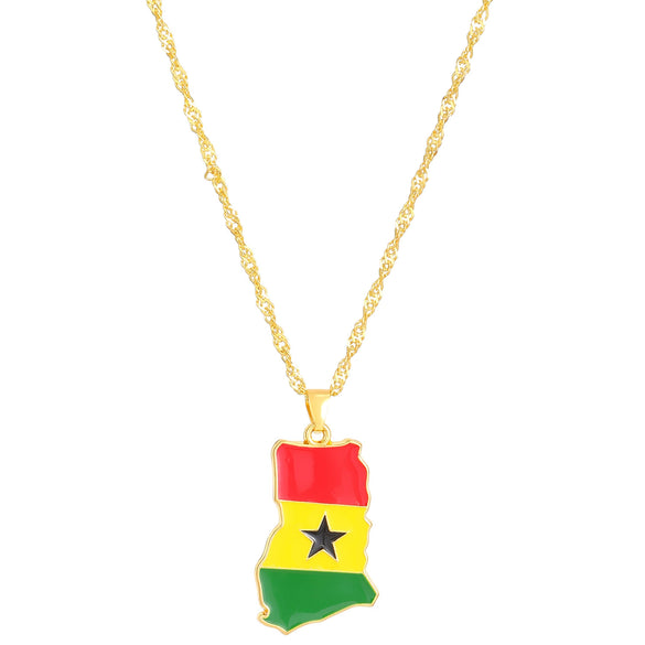 Wholesale Jewelry Geometric Alloy Drop Necklace Electroplated Unisex