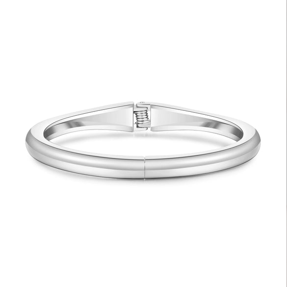Wholesale Jewelry Geometric Alloy Electroplated Chunky Asymmetrical Spring Bracelet