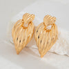 Wholesale Jewelry Geometric Alloy Electroplated Love Earrings For Women